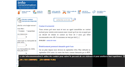 Desktop Screenshot of infoconsommation.fr