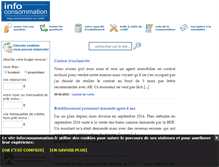 Tablet Screenshot of infoconsommation.fr